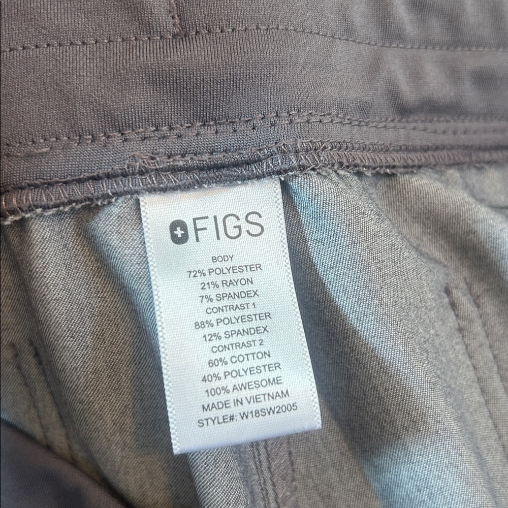 Figs Like New Gray Zamora Joggers Scrub Pants Women’s XL - Picture 5 of 8